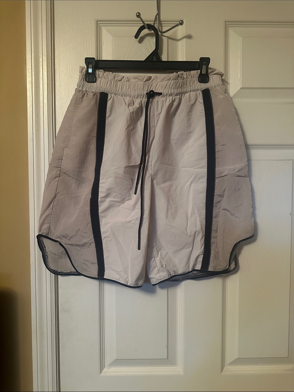 FP Movement by Free People Light Tan and Black Athletic Shorts